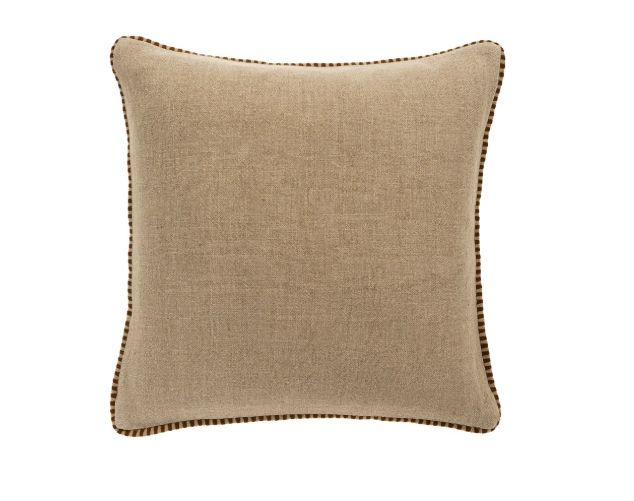 Honfleur Linen Pillow, Sienna