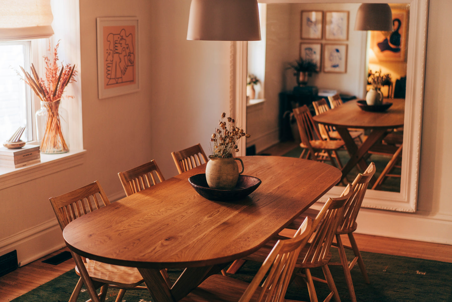 01 Oval Dining Table