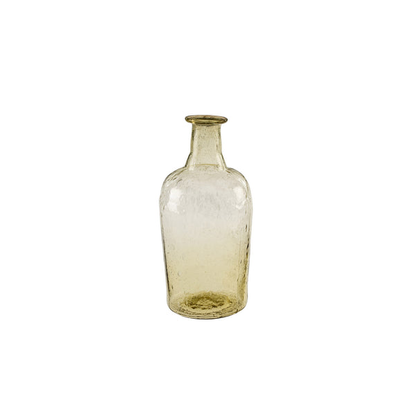 Recycled Glass Bud Vase, Yellow