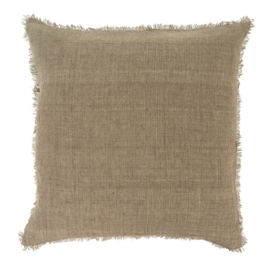 Lina Linen Pillow, Mink