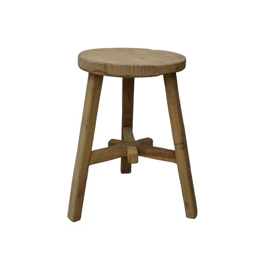 Dobbie Reclaimed Wood Stool