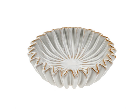 Fluted Ceramic Catchall L